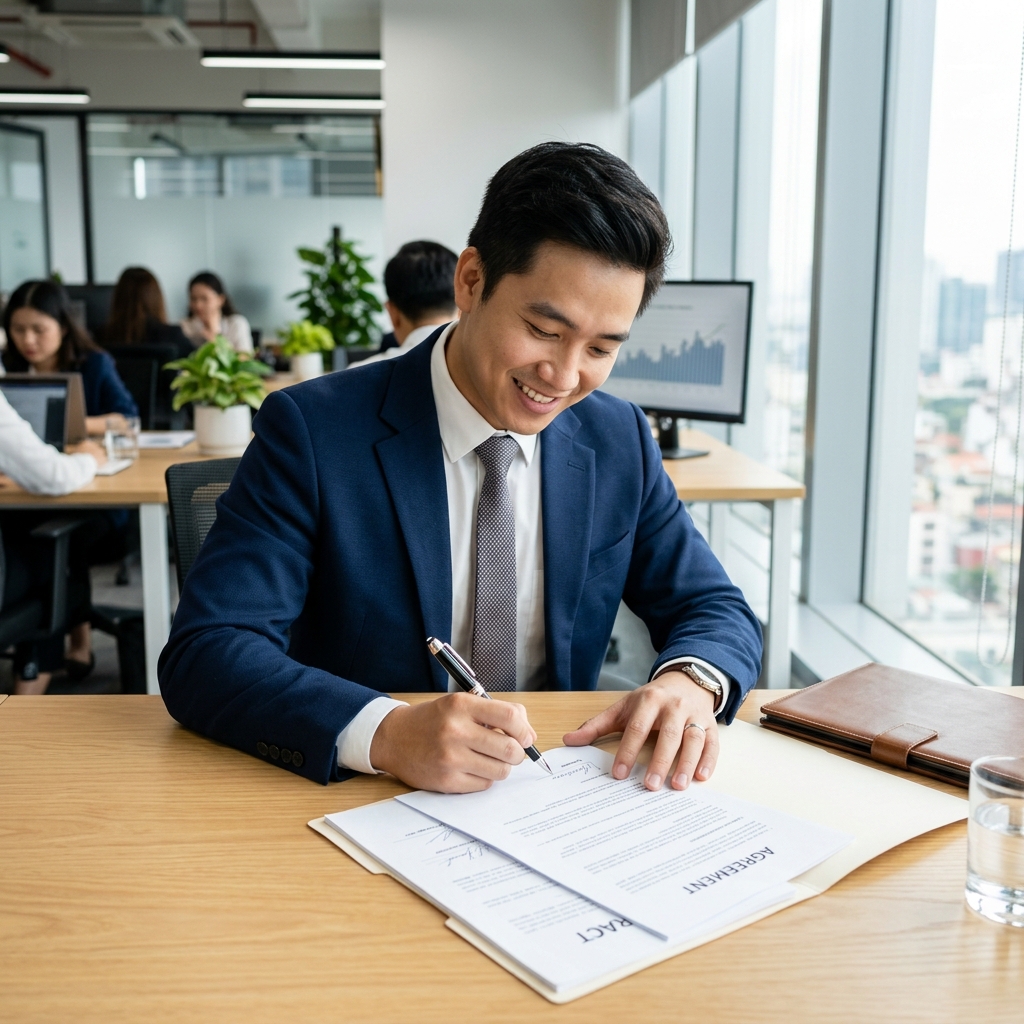 徵信社委託合約簽約